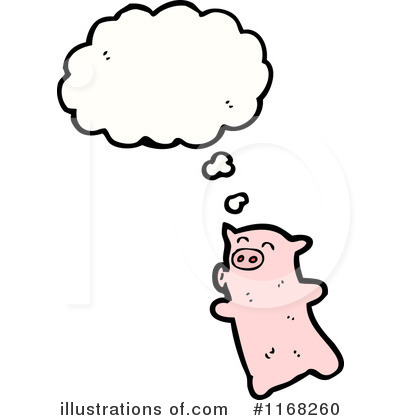 Royalty-Free (RF) Pig Clipart Illustration by lineartestpilot - Stock Sample #1168260