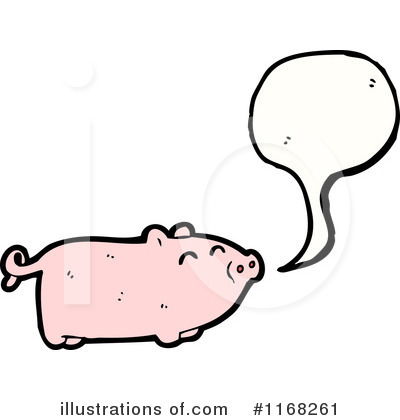 Royalty-Free (RF) Pig Clipart Illustration by lineartestpilot - Stock Sample #1168261