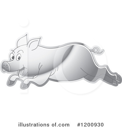 Royalty-Free (RF) Pig Clipart Illustration by Lal Perera - Stock Sample #1200930