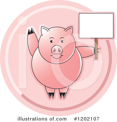 Royalty-Free (RF) Pig Clipart Illustration by Lal Perera - Stock Sample #1202107