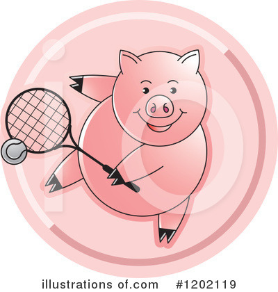 Royalty-Free (RF) Pig Clipart Illustration by Lal Perera - Stock Sample #1202119