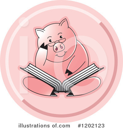 Royalty-Free (RF) Pig Clipart Illustration by Lal Perera - Stock Sample #1202123