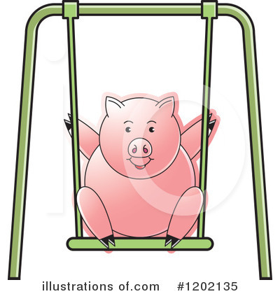 Royalty-Free (RF) Pig Clipart Illustration by Lal Perera - Stock Sample #1202135