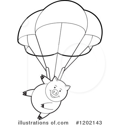 Royalty-Free (RF) Pig Clipart Illustration by Lal Perera - Stock Sample #1202143