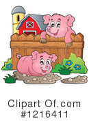 Pig Clipart #1216411 by visekart