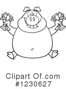 Pig Clipart #1230627 by Hit Toon