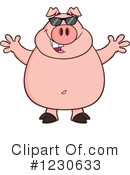 Pig Clipart #1230633 by Hit Toon
