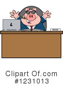 Pig Clipart #1231013 by Hit Toon