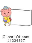 Pig Clipart #1234867 by BNP Design Studio