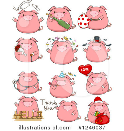 Valentines Day Clipart #1246037 by BNP Design Studio