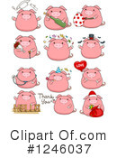 Pig Clipart #1246037 by BNP Design Studio
