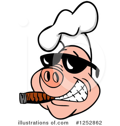 Pig Clipart #1252862 by LaffToon