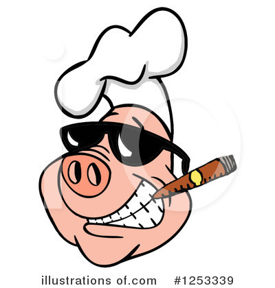 Chefs Hat Clipart #1253339 by LaffToon