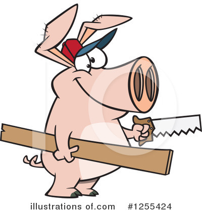 Pig Clipart #1255424 by toonaday
