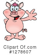 Pig Clipart #1278607 by Dennis Holmes Designs