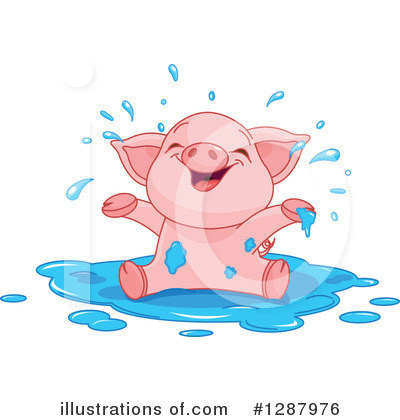 Pig Clipart #1287976 by Pushkin