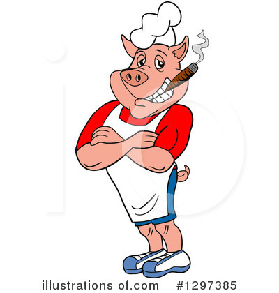 Smoker Clipart #1297385 by LaffToon