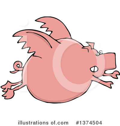 Pig Clipart #1374504 by djart