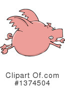 Pig Clipart #1374504 by djart