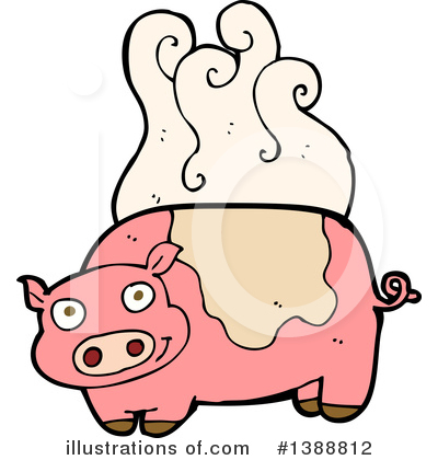 Royalty-Free (RF) Pig Clipart Illustration by lineartestpilot - Stock Sample #1388812