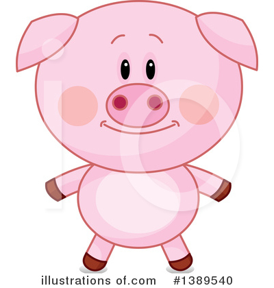 Pig Clipart #1389540 by Pushkin