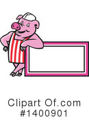 Pig Clipart #1400901 by patrimonio