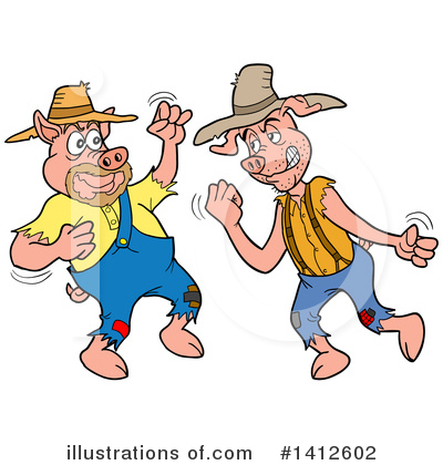 Hillbilly Clipart #1412602 by LaffToon