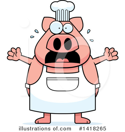 Royalty-Free (RF) Pig Clipart Illustration by Cory Thoman - Stock Sample #1418265