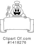 Pig Clipart #1418276 by Cory Thoman