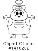 Pig Clipart #1418282 by Cory Thoman