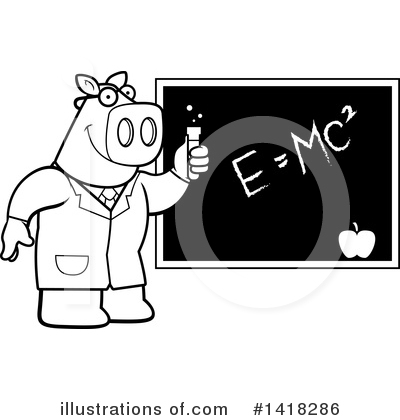 Royalty-Free (RF) Pig Clipart Illustration by Cory Thoman - Stock Sample #1418286