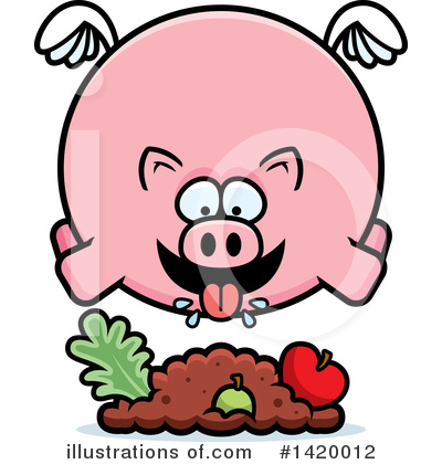 Royalty-Free (RF) Pig Clipart Illustration by Cory Thoman - Stock Sample #1420012