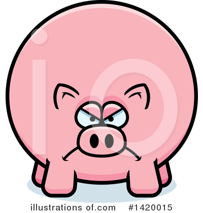 Royalty-Free (RF) Pig Clipart Illustration by Cory Thoman - Stock Sample #1420015