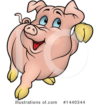 Royalty-Free (RF) Pig Clipart Illustration by dero - Stock Sample #1440344