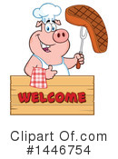Pig Clipart #1446754 by Hit Toon