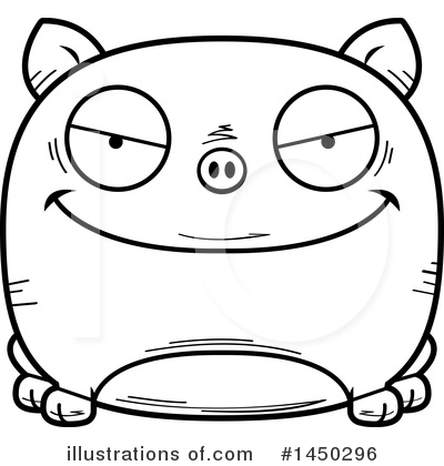 Royalty-Free (RF) Pig Clipart Illustration by Cory Thoman - Stock Sample #1450296