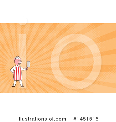 Royalty-Free (RF) Pig Clipart Illustration by patrimonio - Stock Sample #1451515