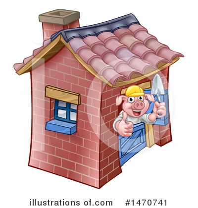 Royalty-Free (RF) Pig Clipart Illustration by AtStockIllustration - Stock Sample #1470741