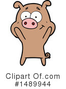 Pig Clipart #1489944 by lineartestpilot