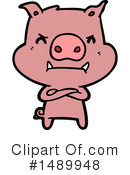 Pig Clipart #1489948 by lineartestpilot
