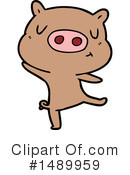 Pig Clipart #1489959 by lineartestpilot