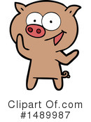Pig Clipart #1489987 by lineartestpilot
