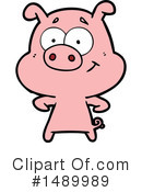 Pig Clipart #1489989 by lineartestpilot
