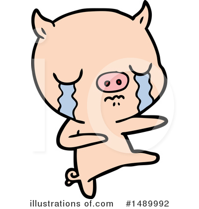 Royalty-Free (RF) Pig Clipart Illustration by lineartestpilot - Stock Sample #1489992