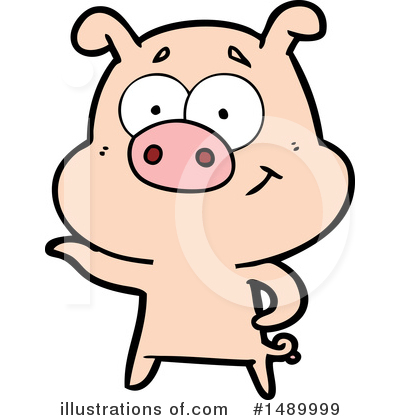 Royalty-Free (RF) Pig Clipart Illustration by lineartestpilot - Stock Sample #1489999