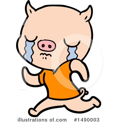 Royalty-Free (RF) Pig Clipart Illustration by lineartestpilot - Stock Sample #1490003