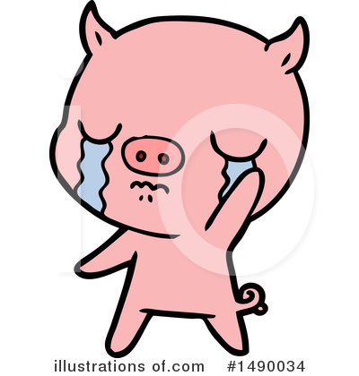 Royalty-Free (RF) Pig Clipart Illustration by lineartestpilot - Stock Sample #1490034