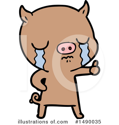 Royalty-Free (RF) Pig Clipart Illustration by lineartestpilot - Stock Sample #1490035