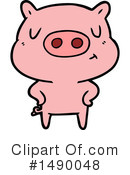 Pig Clipart #1490048 by lineartestpilot