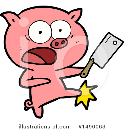 Royalty-Free (RF) Pig Clipart Illustration by lineartestpilot - Stock Sample #1490063